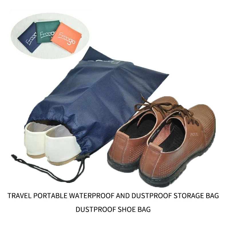 
Small cotton storage travel sports storage bag protective storage bag canvas drawstring shoe bag 