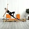 2023 Hot Sale Durable Beech Wood Pilates Reformer Home Gym Equipment with Folding Feature for Yoga Practice