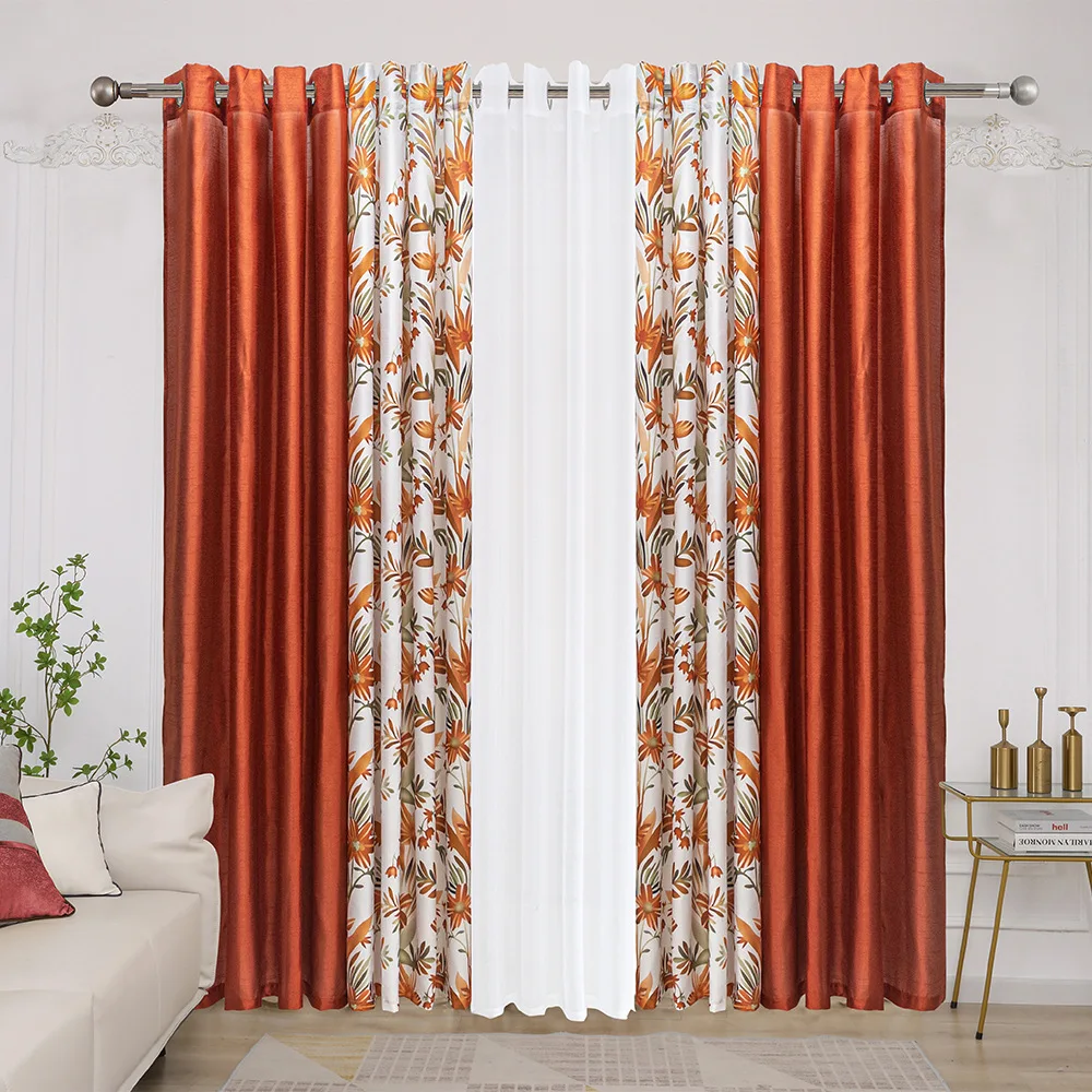 Cheap Price Ready Made Curtains Thermal Heavy Window Curtains for the House