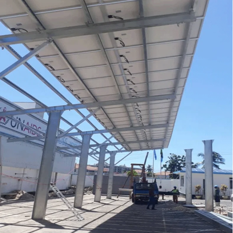 solar carport mounting structure car parking solar mounting system for charge steel solar panel carport structure