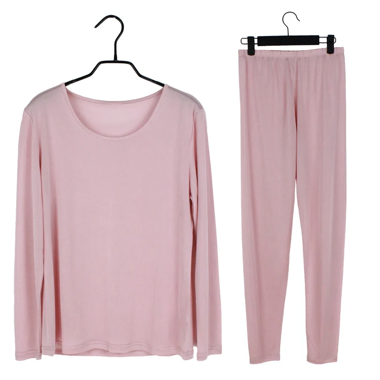 2peiece/набор одежды для женщин зимнее термобелье комплект женские тонкие шелковые с длинными рукавами подштанники; Комплект