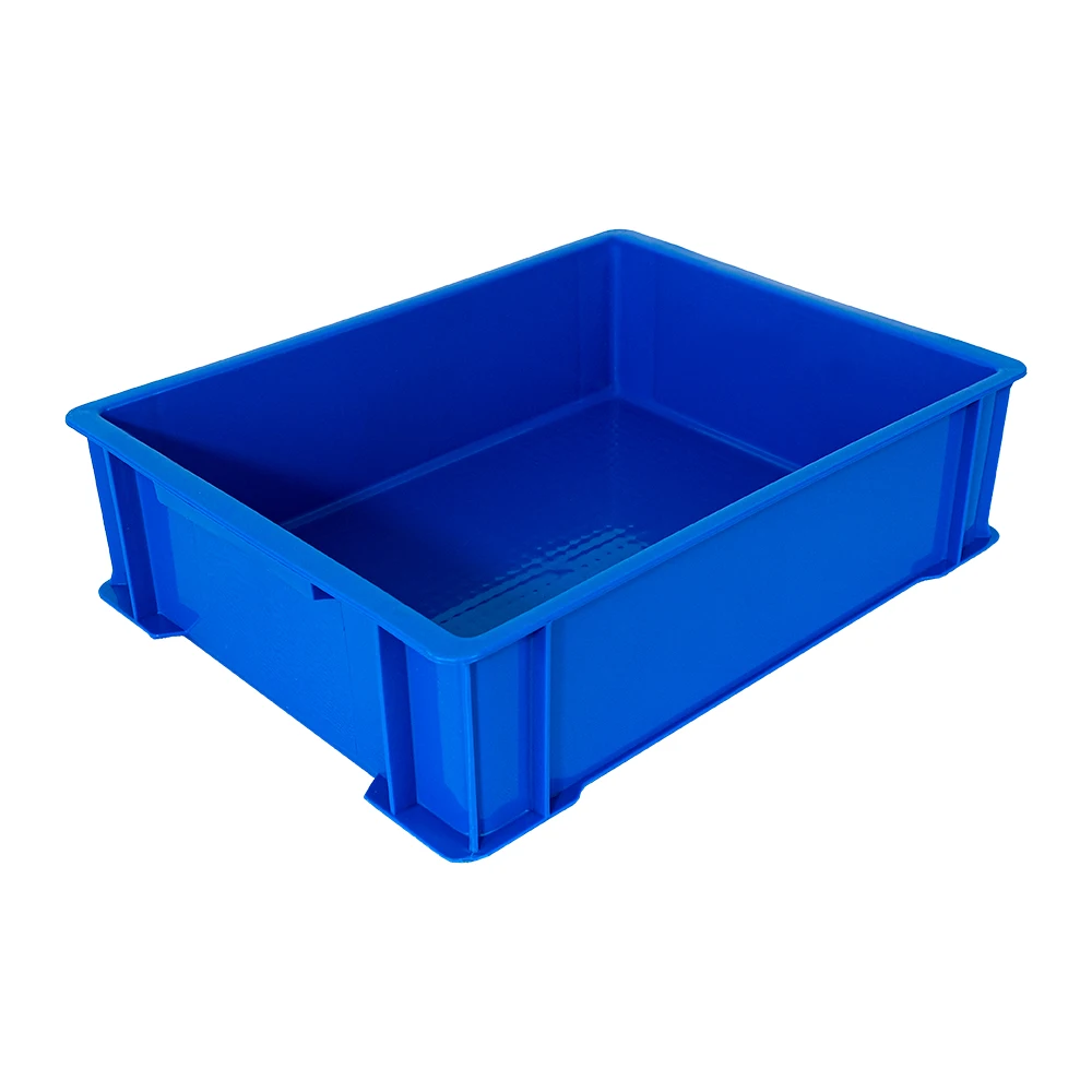 Plastic fruit stacking crate solid moving box crate supermarket plastic turnover crate