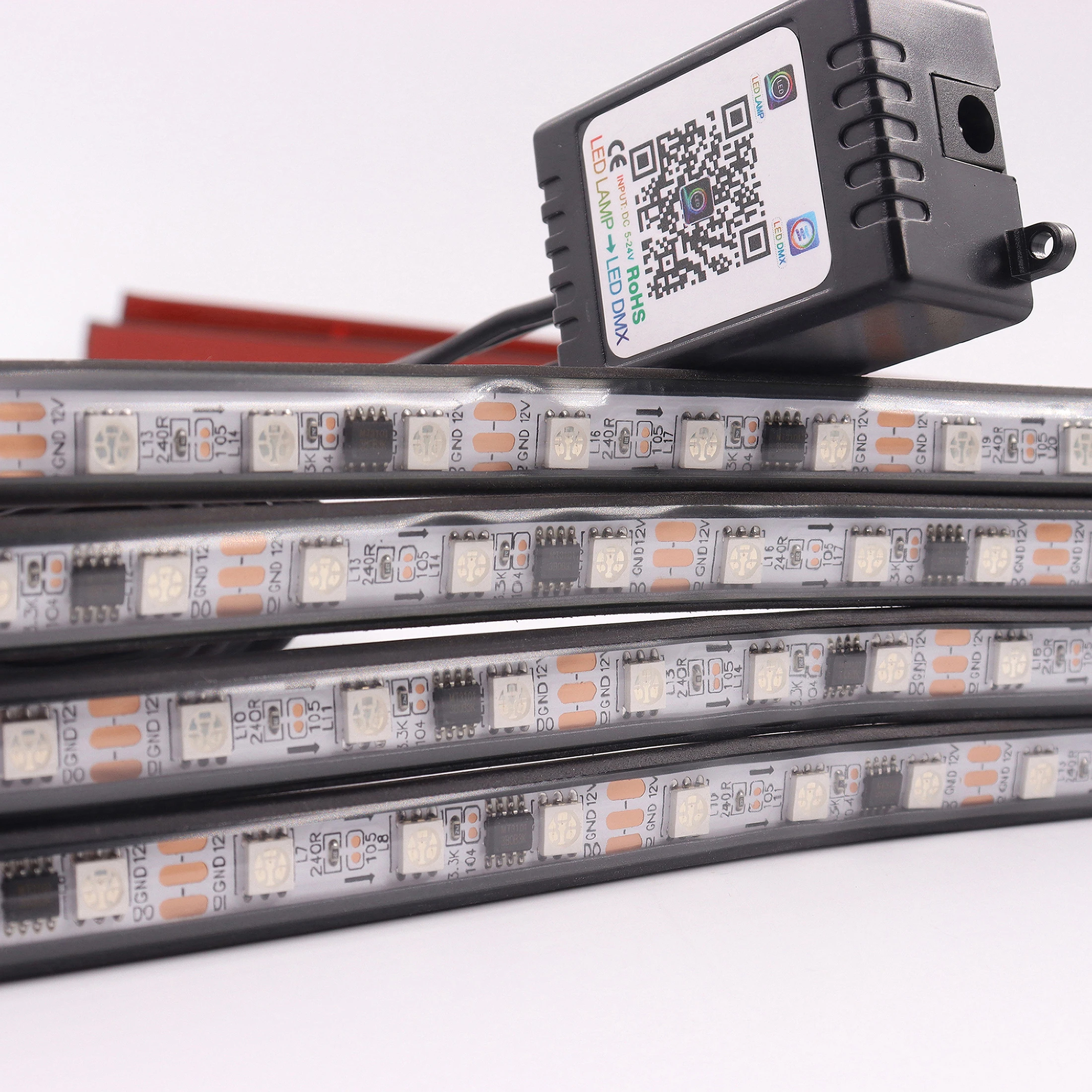 60 90 120 150 см трубка подсветка нижнего корпуса система неонового света с управлением через приложение RGB автомобильная светодиодная лента освещение под автомобиль