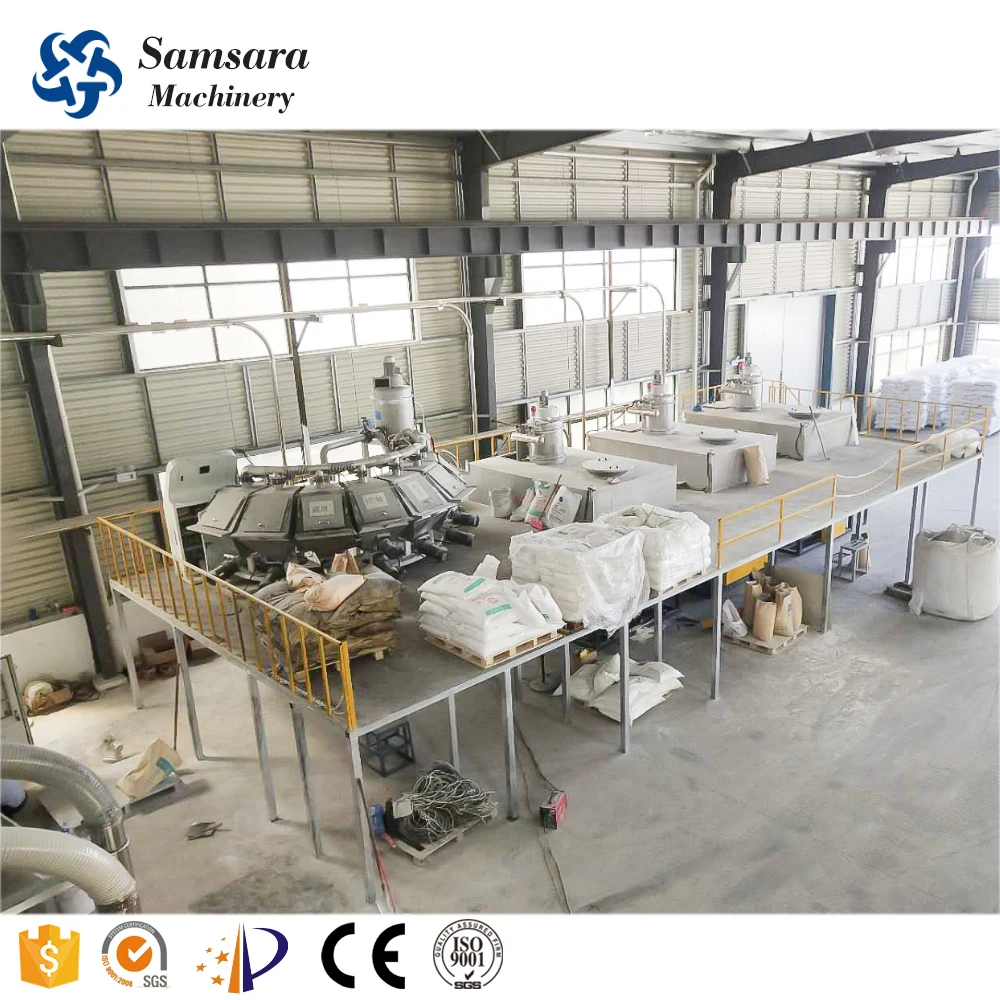 Extruder Machine Plastic Industry Automatic Feeding Dosing Mixing Conveying System for WPC Floor Line