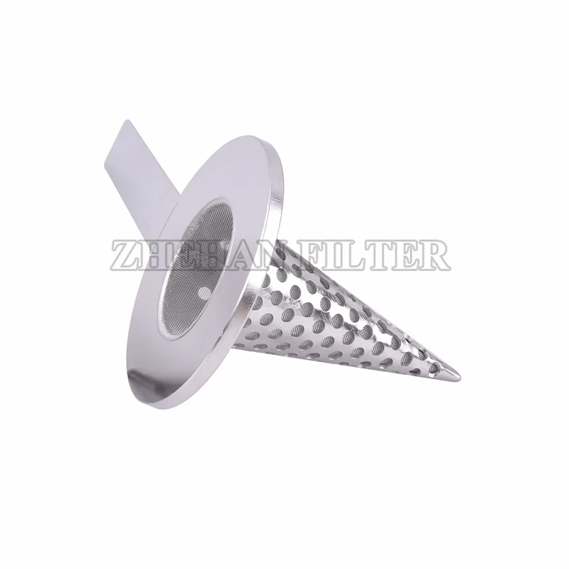 stainless steel temporary strainer brewery pipeline filter for removing impurity from beer fluid filtration strainer