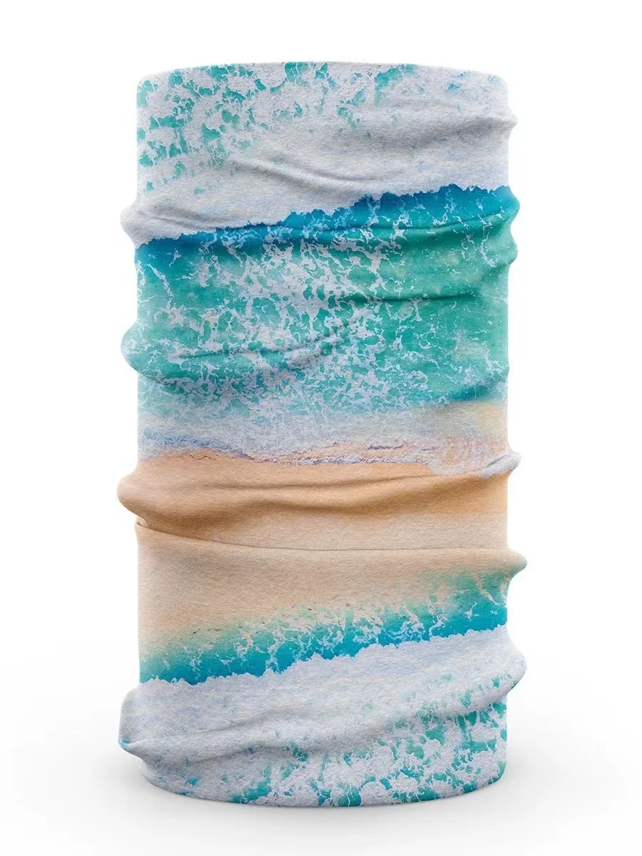 Custom Pattern Multicolor Bike Headbands Brushed Cycling Exercise Racing Scarves Breathability Bandana Scarf