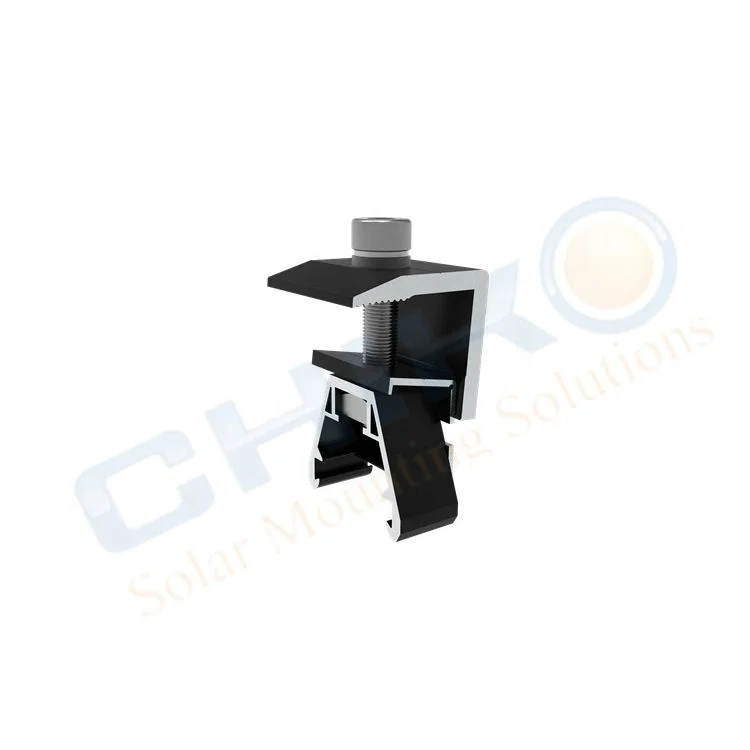 pitched tile roof mounting for PV mount system solar including end clamp  mid clamp roof hook