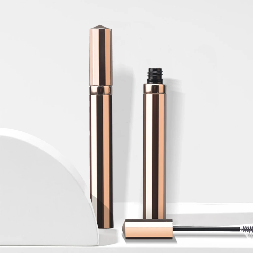 10ml PET Plastic Tube One Head Eyebrow Powder Pencil and Liquid Eyelash Mascara Tube Waterproof Packaging Empty Tube Logo Pen