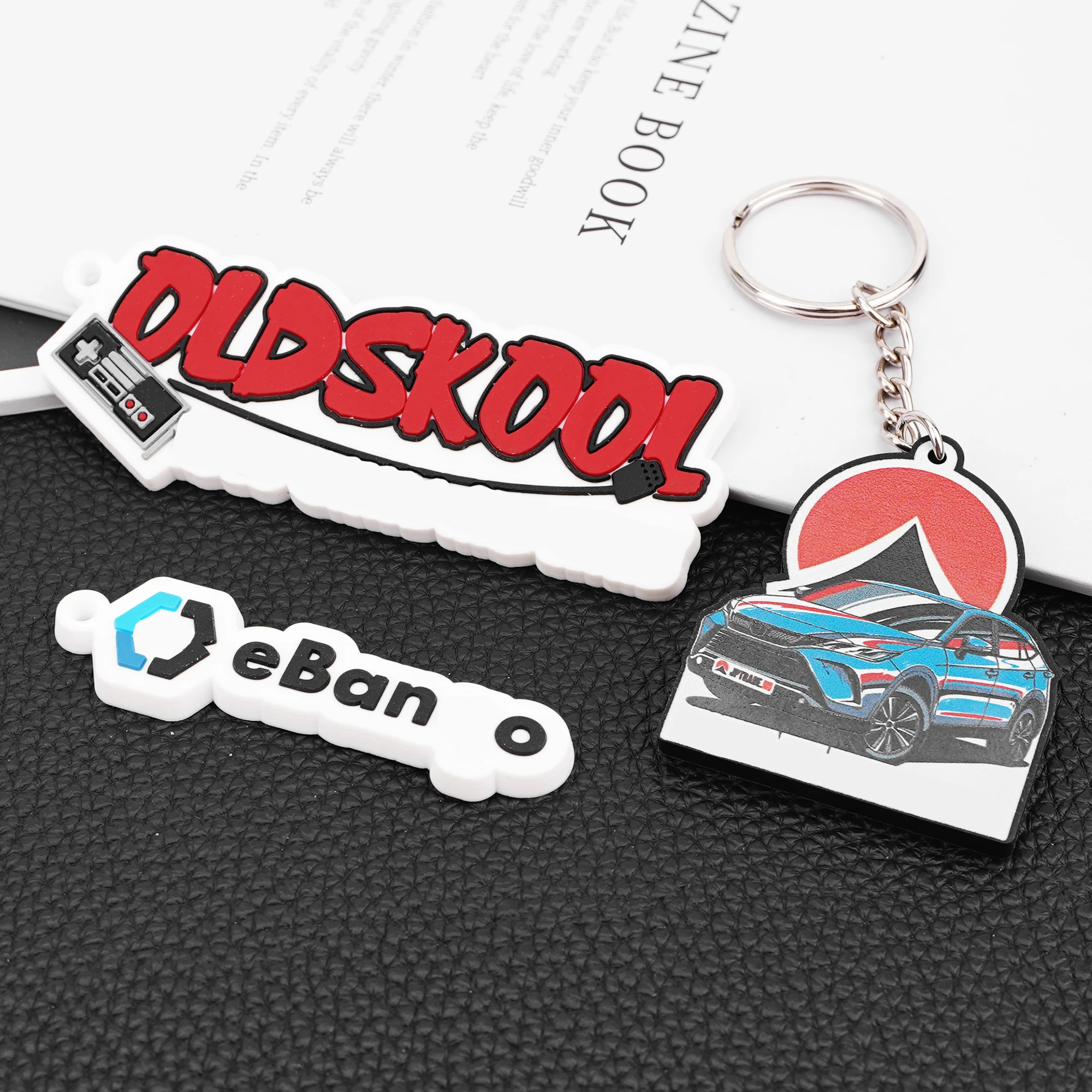 Oem Personalize Custom Soft Pvc Keychain Custom Logo No Minimum PVC Rubber Keyring / Custom Rubber Keychains