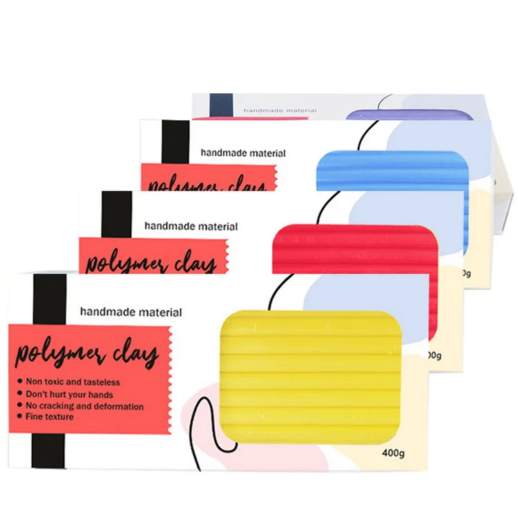 400g Art Craft DIY Children Handmade Non-Toxic Colored Polymer Clay