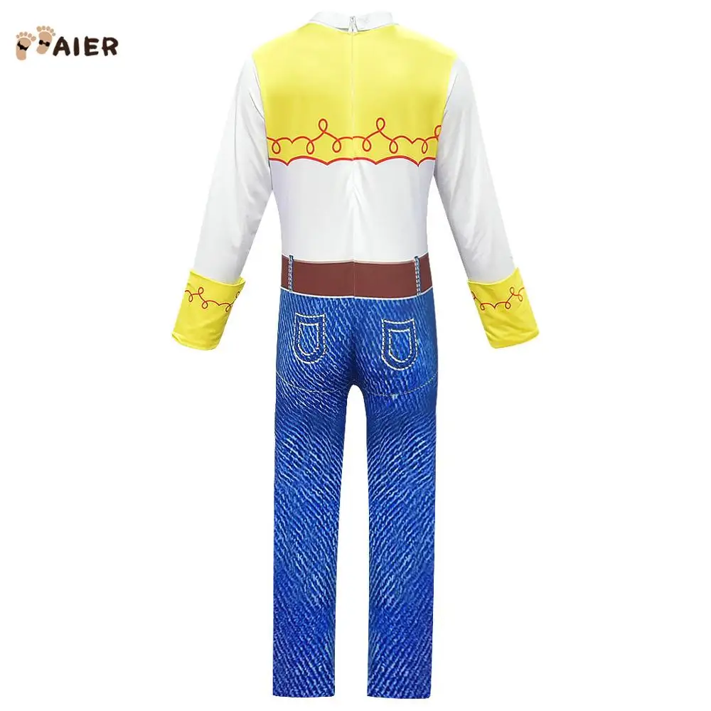 Toy Story 4 Cowgirl Jessie Outfit Cosplay Costume Halloween Carnival Costumes For kid girls Full Sets