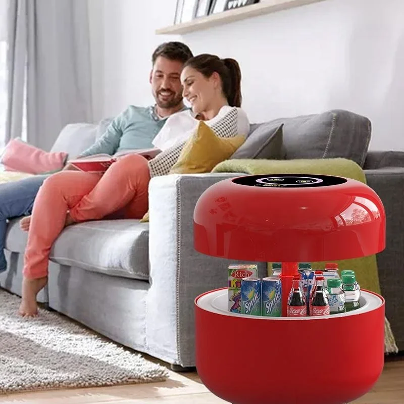 Collapsible Multi Function Tea Coffe Table Interactive Refrigerator Caffe Table Base Smart Coffee Table with Fridge Storage