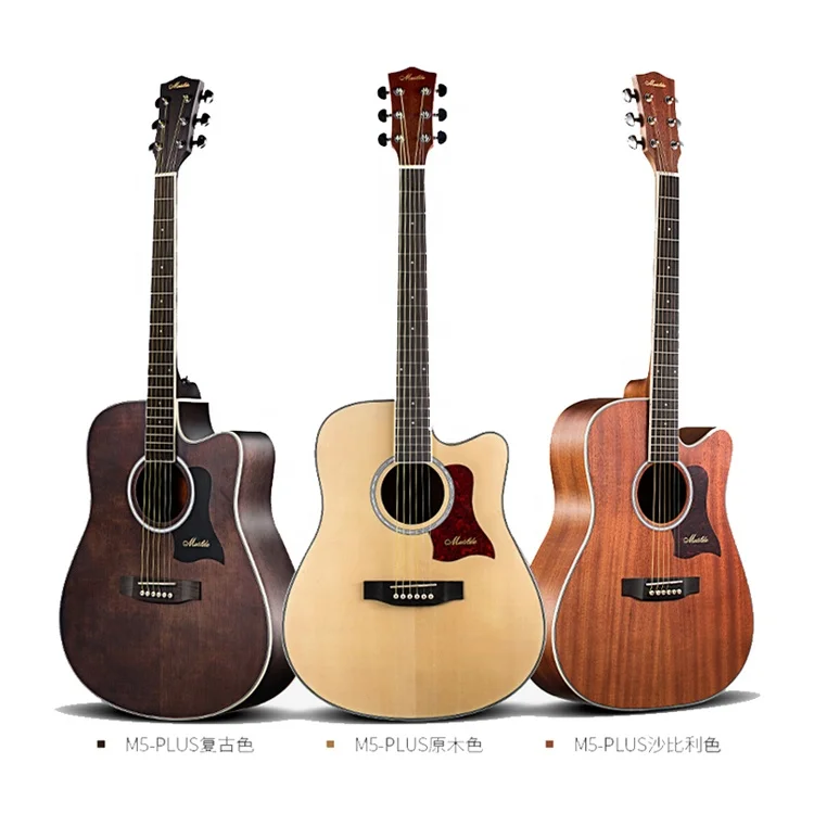 China brand guitar Inlay acoustic wholesale guitar pedal with effect from Smiger guitar