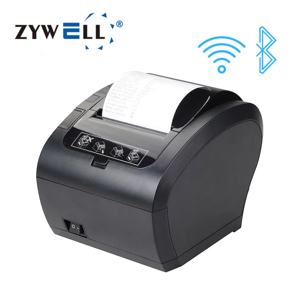 ZYWELL usb bluetooth Тепловая квітанцыя квітанцыі pos система imprimante thermique ticket printer