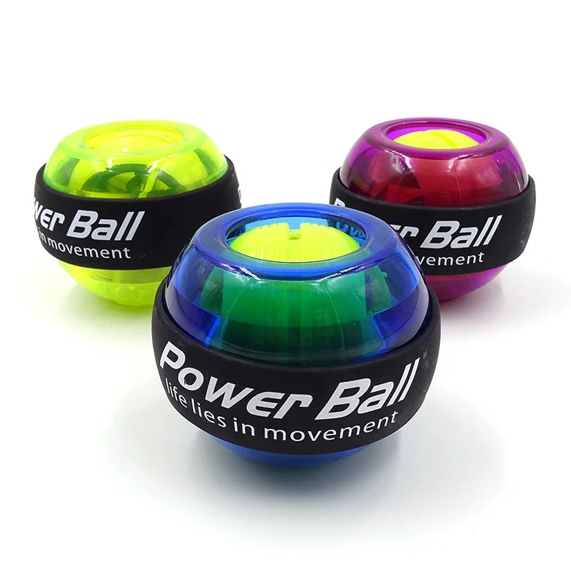 Real Wrist Ball LED Gyroscope Power Wrist Ball Hand Trainer Exercise Toys