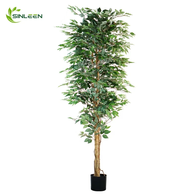 Pot Plant Indoor Big Modern Decoration Living Room Guangdong Banyan Ficu Wholesale Artificial Ficus Tree
