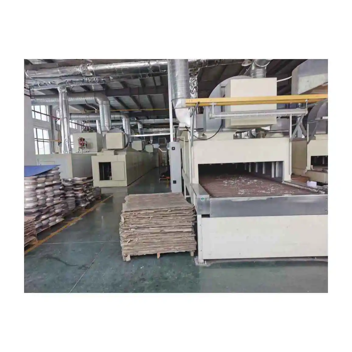 High quality aluminum cookware inner coating spraying line machine