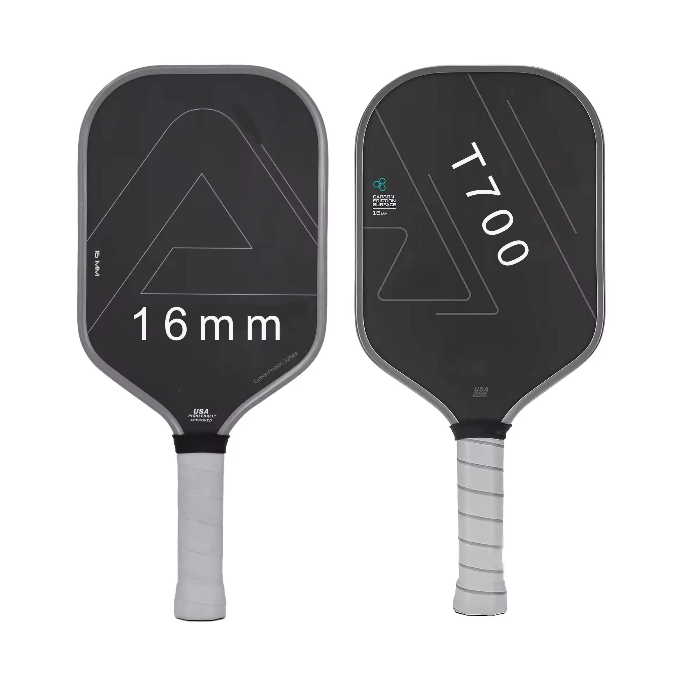 Toray T700 RAW carbon Fiber thermoformed pickelball pickleball paddle racket