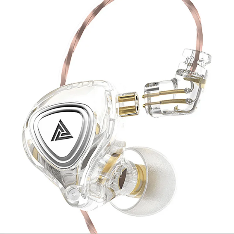 QKZ ZX3 wired with mic running ready to ship sports electronics In-ear mobile phone airbuds live broadcast headset