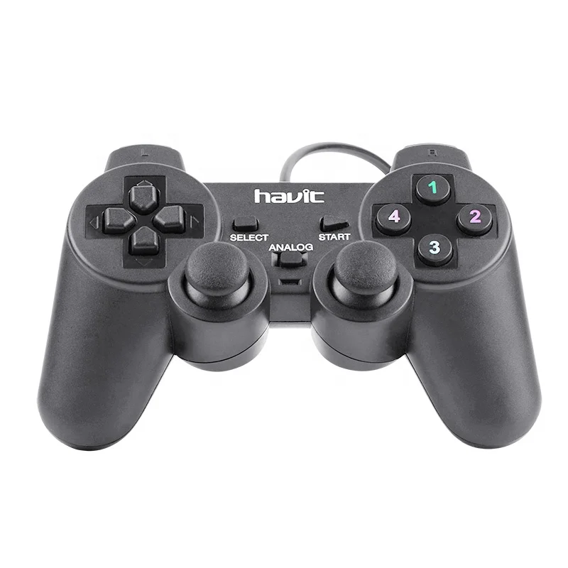  USB геймпад HAVIT для пк проводной игровой контроллер высокоточный джойстик PS2 игровая консоль