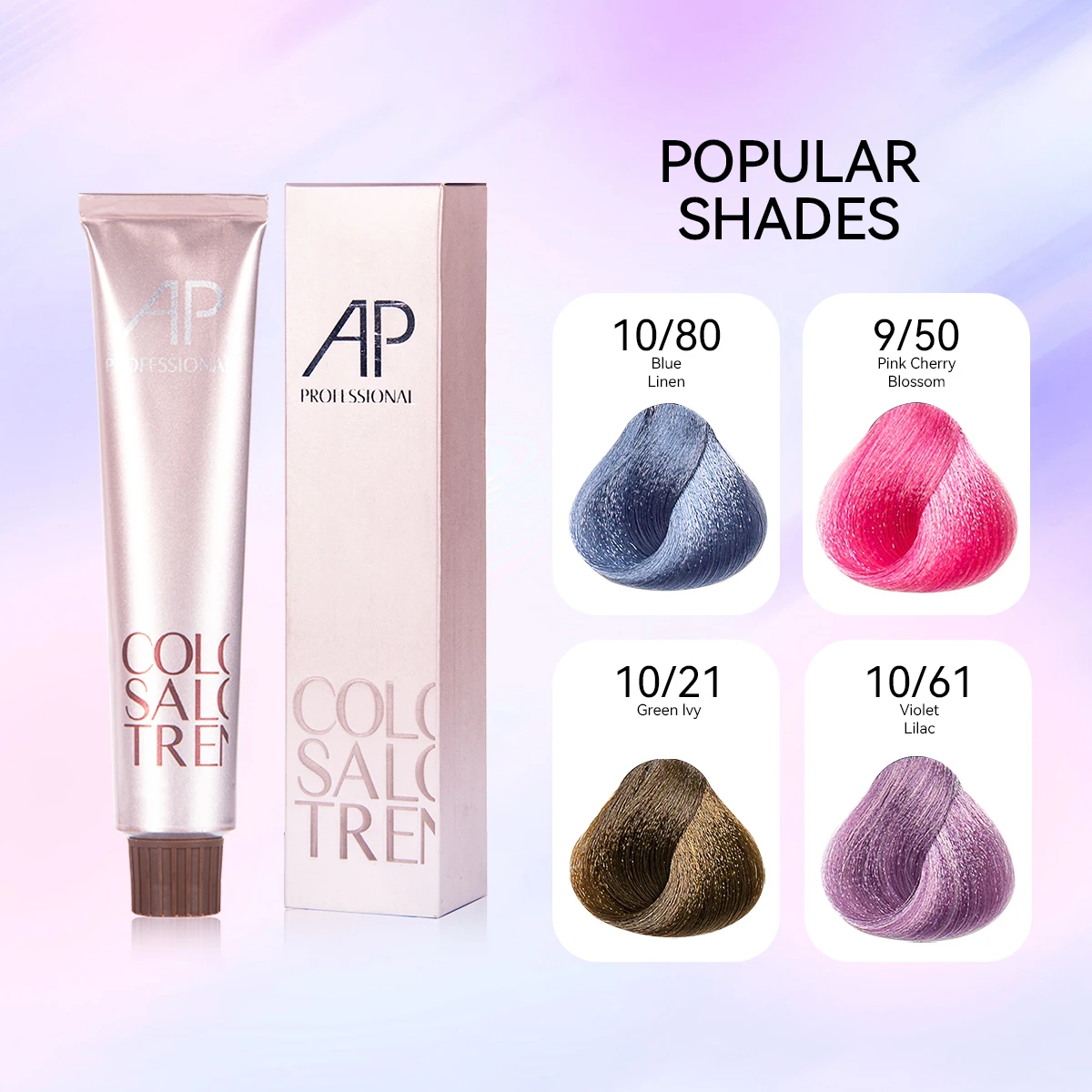 Professional Wholesale Non Allergic Ammonia Free Permanent Organic Colors Cream Hair Dye