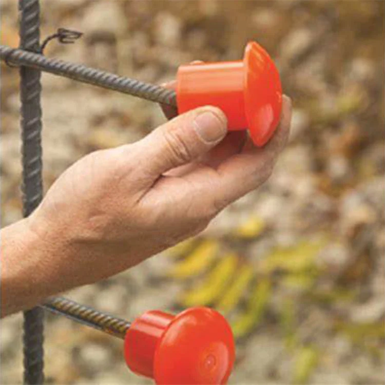 Customize Construction PP/PE Material Plastic Mushroom Rebar Safety Caps