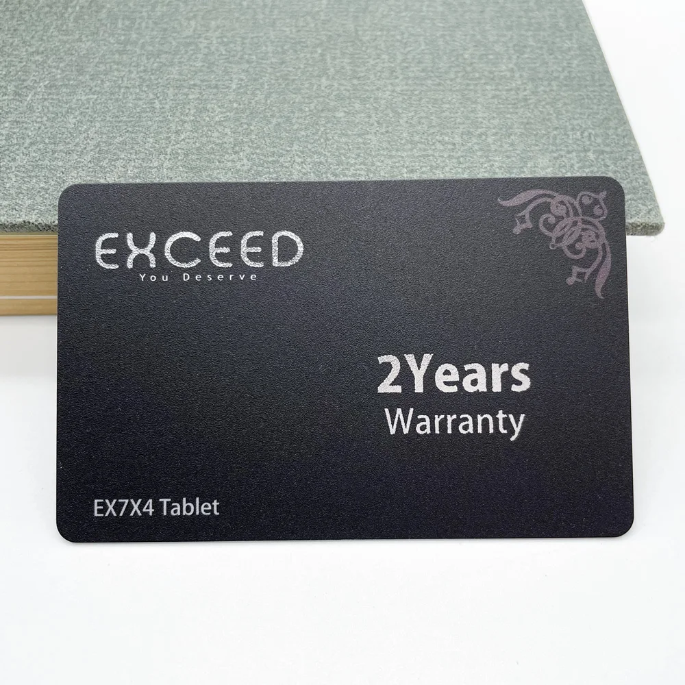 Matte Frosted Customized 85.5*54*0.76mm Plastic Loyalty Member Business Card