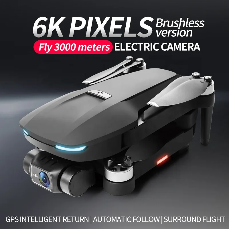 S188PRO GPS Foldable Professonel Drones 4K Camera EIS 2 Axis Gimbal 1.5KM 5G WIFI Video FPV RC Quadcopter for aerial