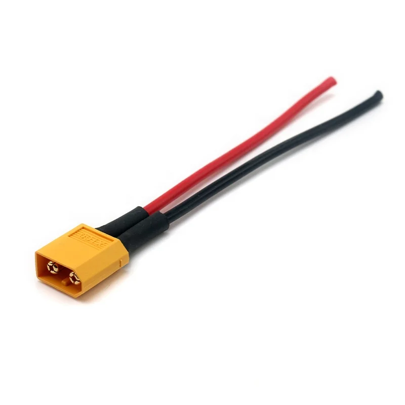 xt60 male female connector terminal adapter with silicone wire leads for RC lipo battery