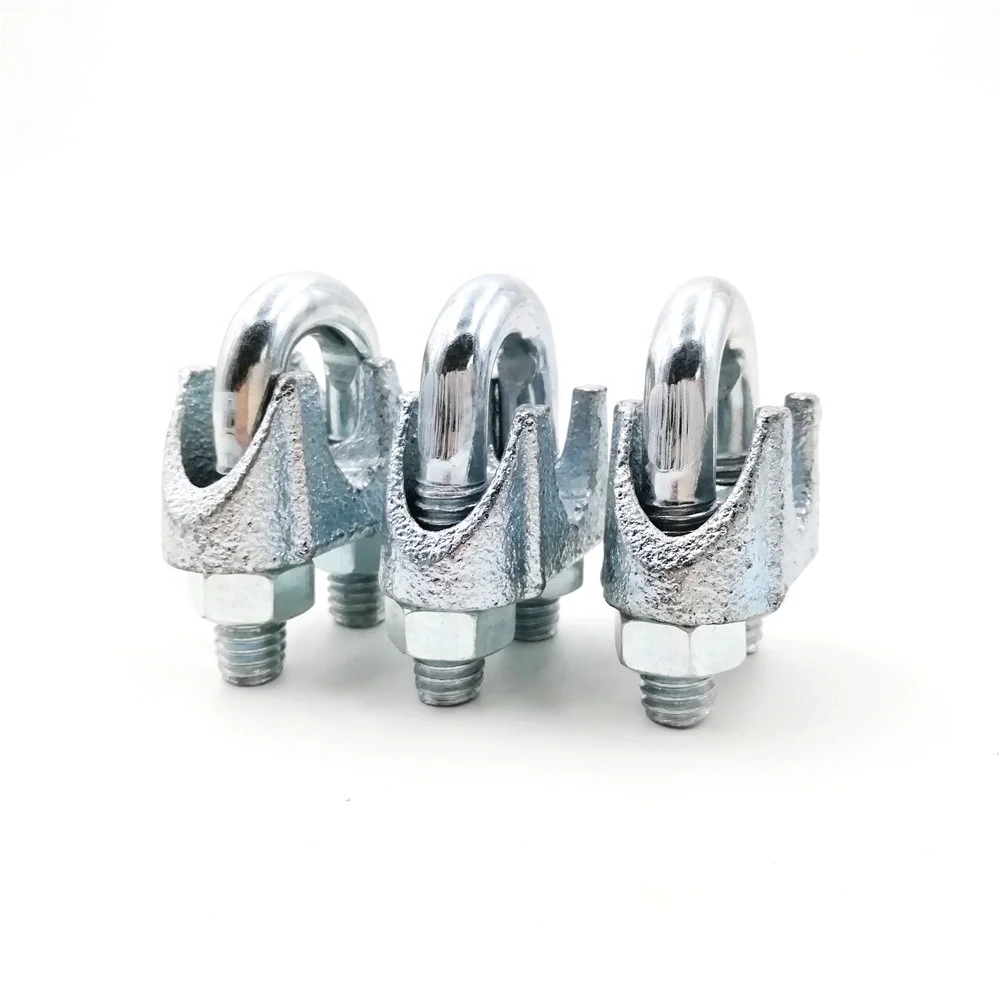 Малогабаритный зажим для проволочного троса американского типа