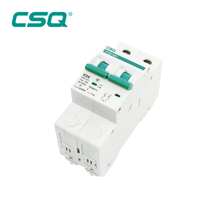 Миниатюрный автоматический выключатель на солнечной энергии DC mcb PV MCB, новый дизайн, 3P 1000V DC MCB Высокое качество, 63a DC