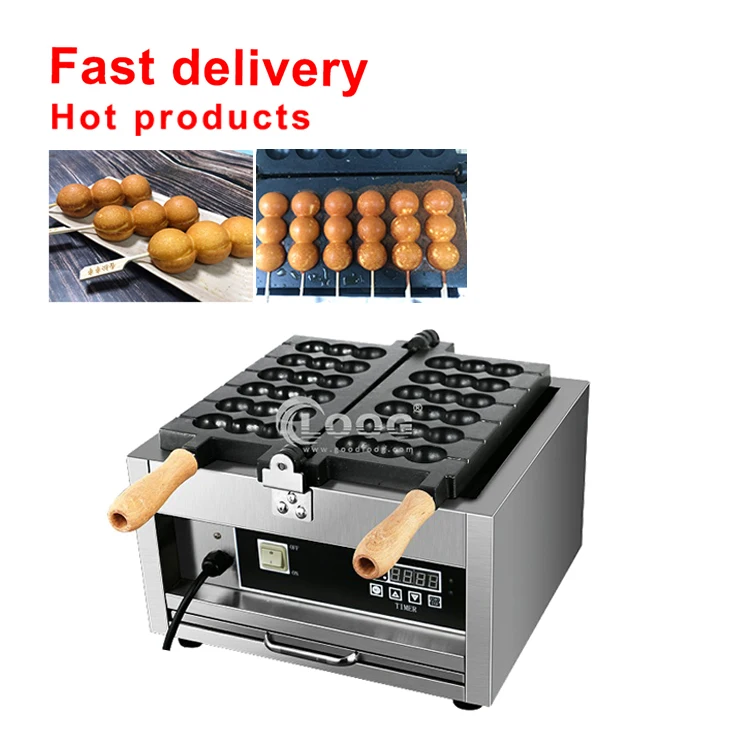 Новые шарики вафельный шар Taiyaki Электрический такояки машина коммерческий 110 в лучший антипригарный сковород для выпечки