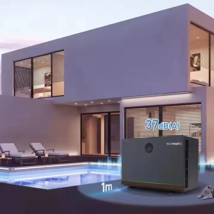 R32 WiFi DC Inverter Metal Casing Swimming Pool Air Source Heat Pump Water Heater Air To Water SPA Pool Heater 7 10 13 17KW