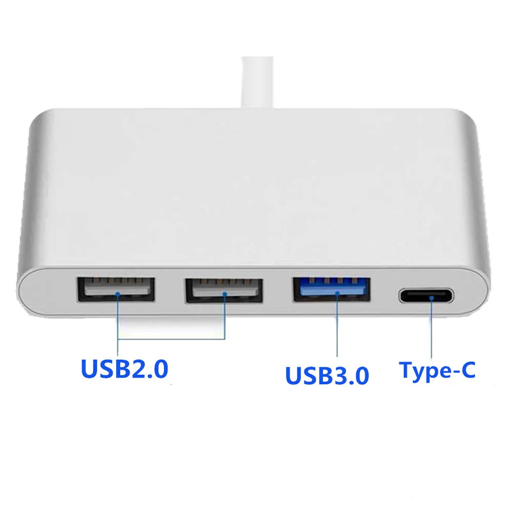 
USBC hub 4 IN 1 type-c usb3.0 Hub Adapter 4 Port Charging & SD TF Card Reader converter For Computer MP3 / MP4 Player Video 