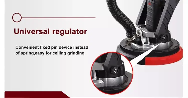 SZL-225-1 110V / 220V Ceiling Giraffe Drywall Sander Electric Vacuum Environmental Protection Drywall Wall Dustless Disk