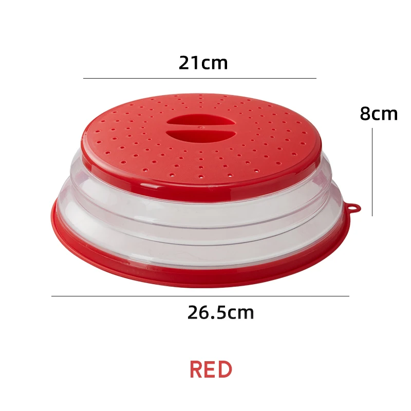 RSC round PP  Microwave Oven Splash Cover Multi-Use Plastic for Oil and Kitchen Applications