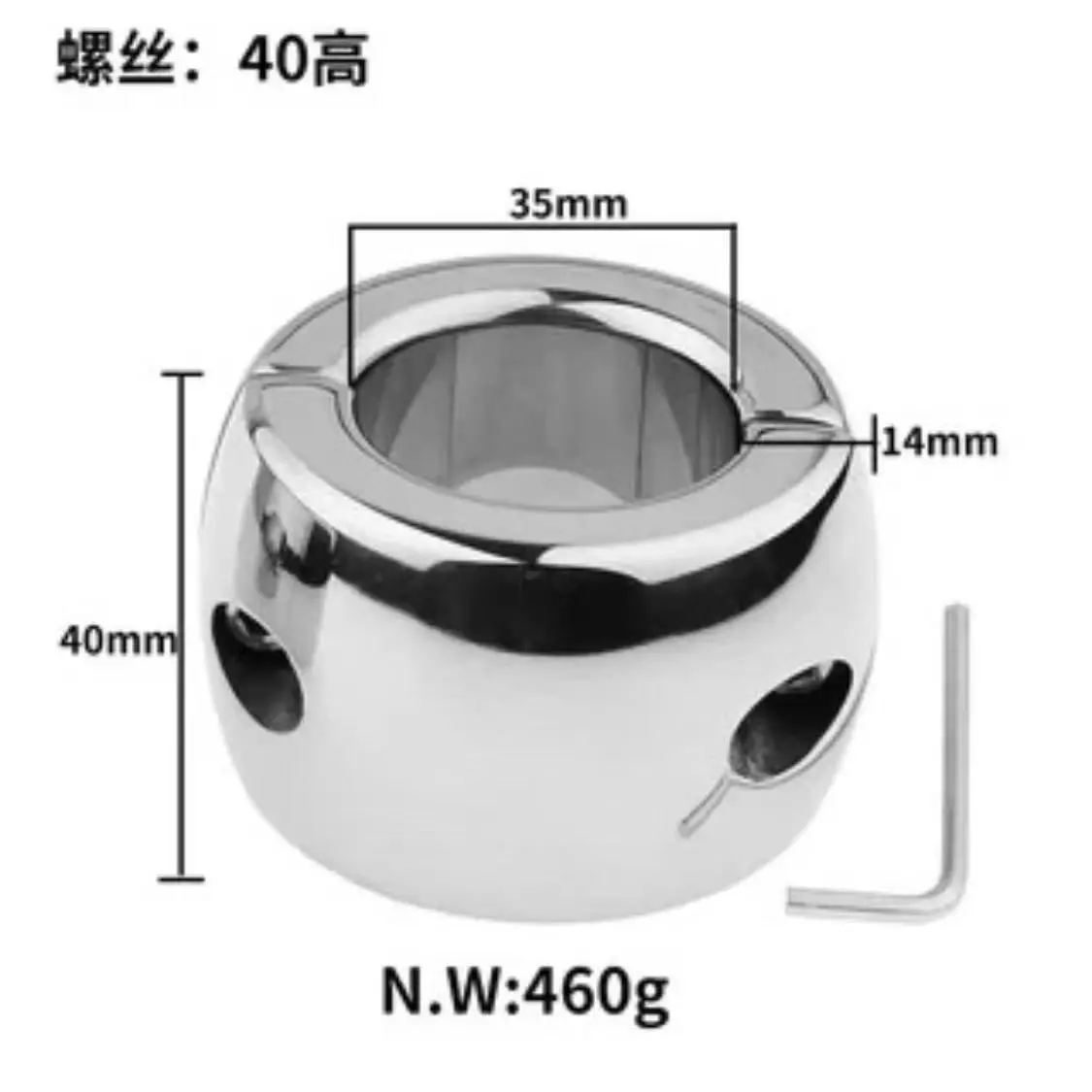 Heavy Duty male penis ring Magnet Stainless steel penis bondage lock cock Ring Bondage Ring toys