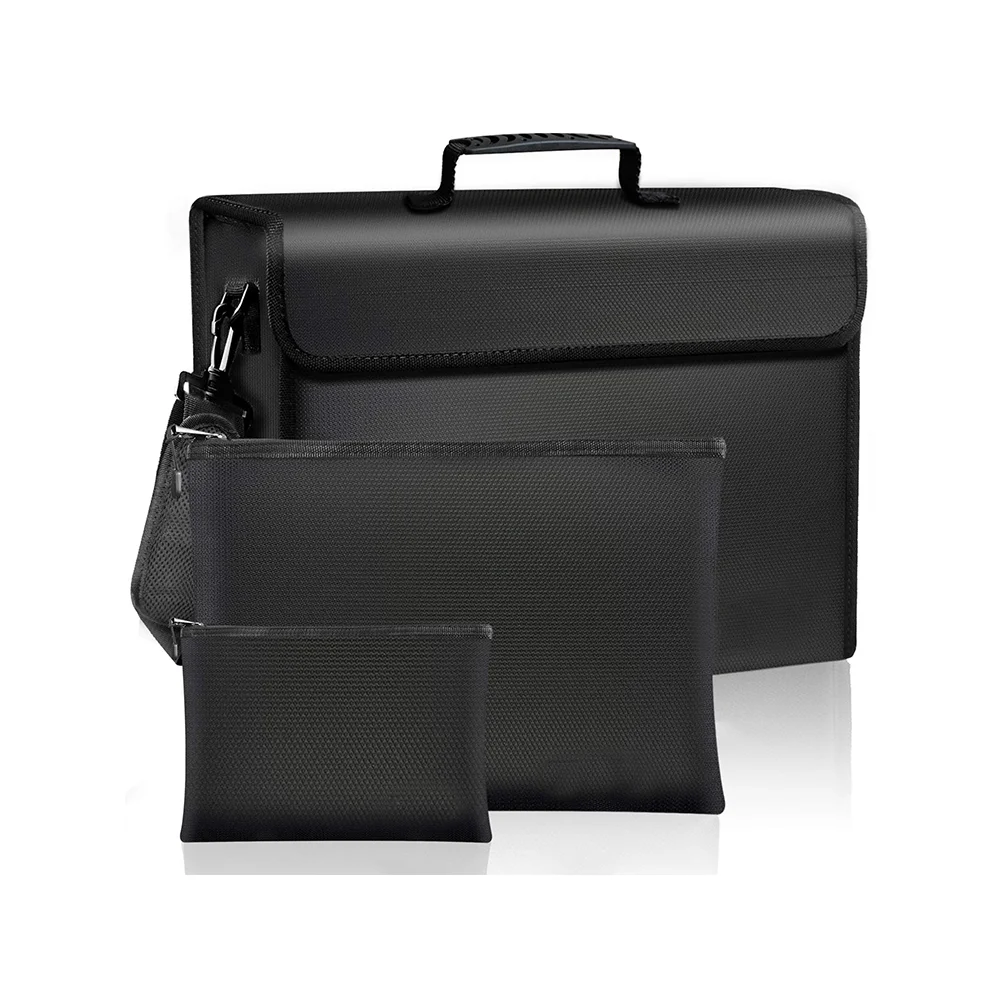 Пожарные мешки-2019 XL, пожарные мешки для документов,(17x12x5 дюймов), трехслойная пожарная безопасная сумка и водонепроницаемое хранилище