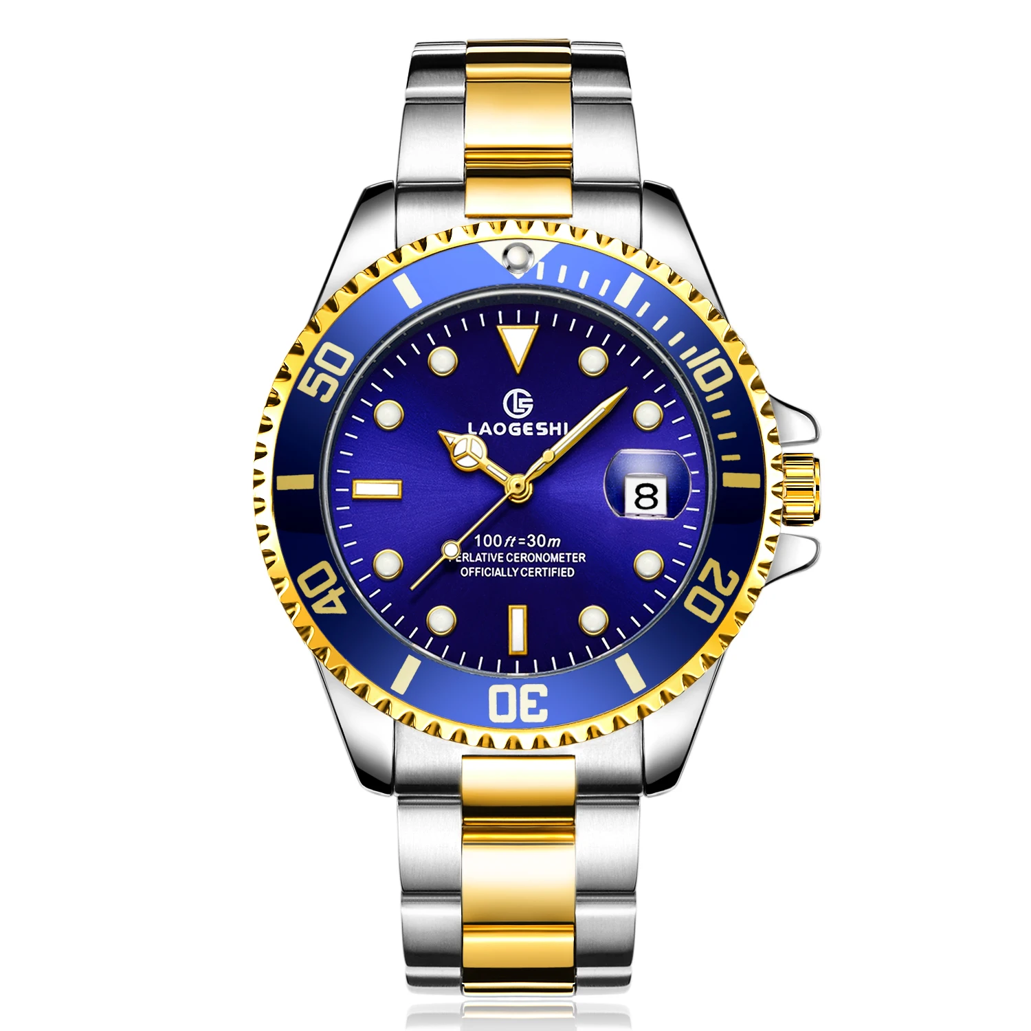 Wholesale Custom Brand Logo Luxury Waterproof Luminous Stainless Steel Automatic Mechanical Diver Diving Watches For Men