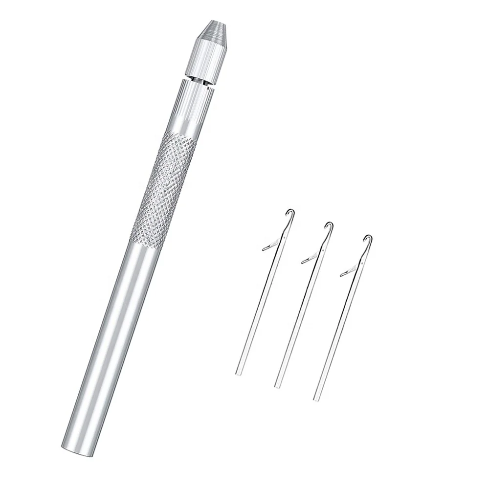 Высококачественная петля для волос ARLANY инструмент наращивания из золотистого/серебристого металла игла вытягивания крючок с пользовательским логотипом крючки