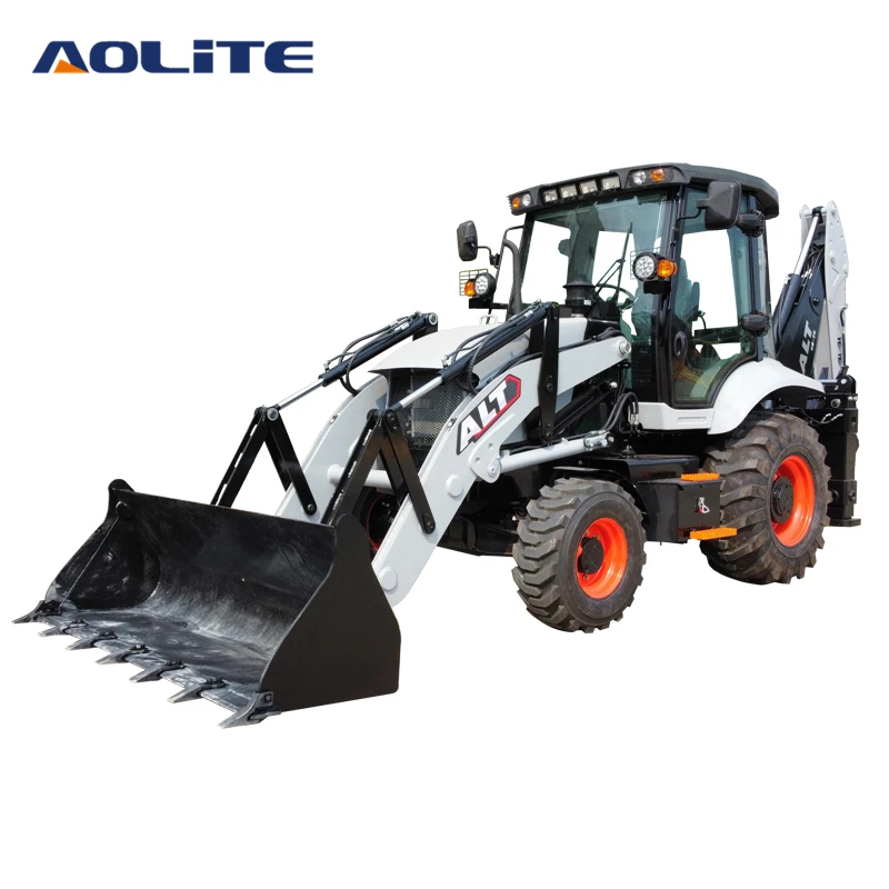 Экскаватор-погрузчик BL90-25 фронтального типа AOLITE высокого качества фронтальный погрузчик 2500 кг 4x4 с экскаватором