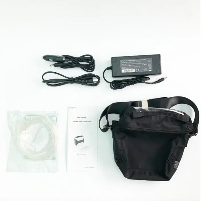 Latest Pulse Dose Portable  2l Flow Meter 5-way Oxygen Concentrator 1l Oxygen Inhalation Concentrator