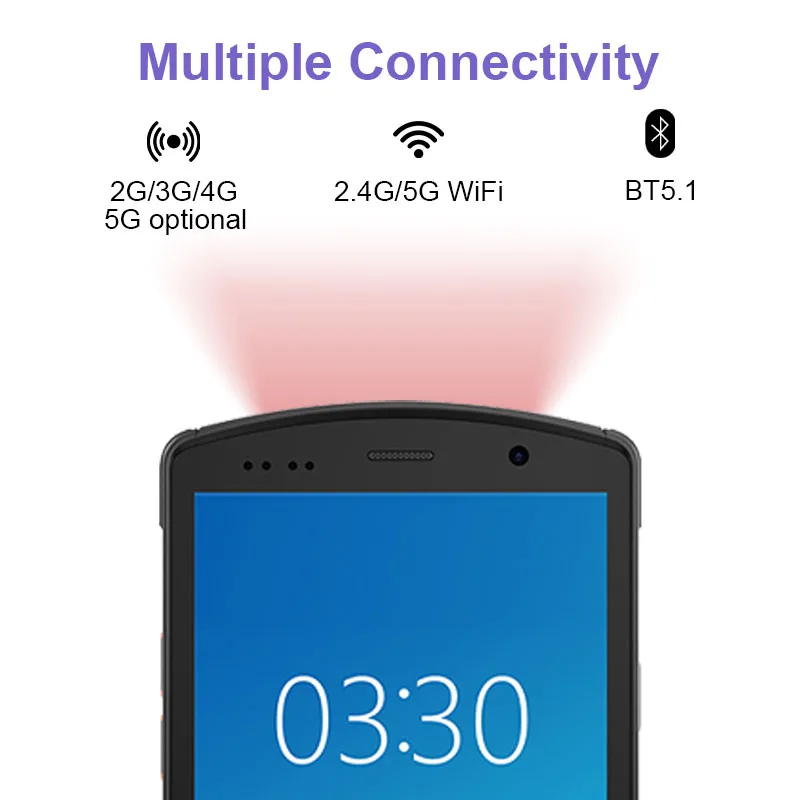 Мобильный портативный компьютер Kingtop 4G 5 7 дюймов Android12 IPS HD емкостный Мультитач + 64G с 2D