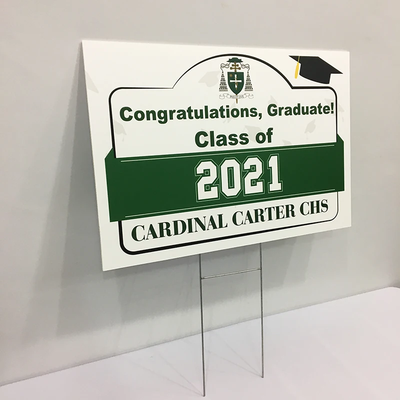 Blank 18x24 Campaign Signs Lawn Corrugated Plastic Yard Signs,Yard Signs 18x24 With stakes