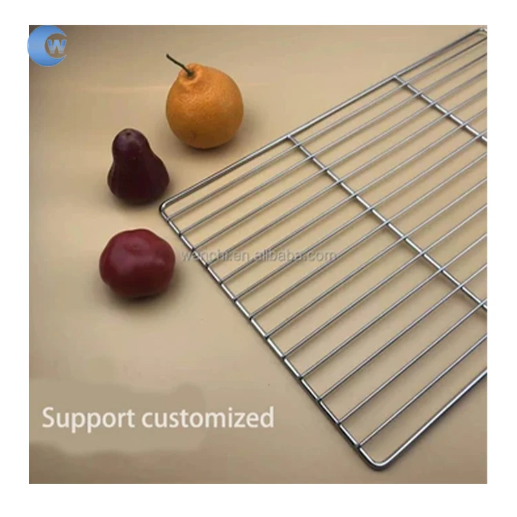 High quality rectangular stainless steel barbecue mesh oven grille