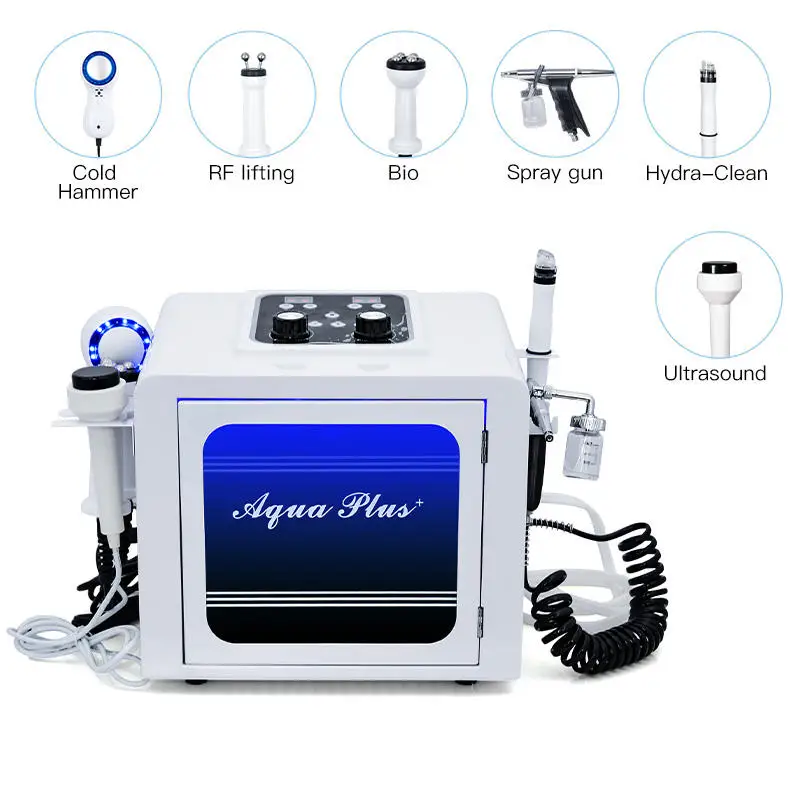 Multifunctional 8 in 1 oxygen jet mask facial machine skin deep cleansing dead skin remover Machine facial dermabrasion machine