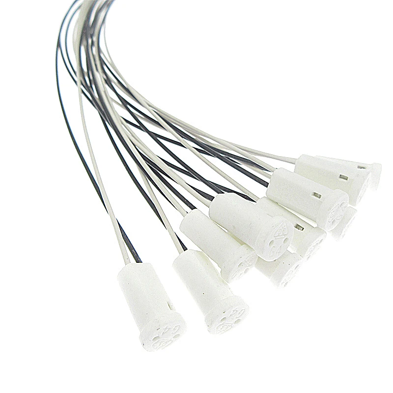 G4 LED Crystal Lamp Holder White Black G4 Light Bulbs Socket 10cm 20cm 30cm 40cm 50cm 60cm 70cm 80cm 90cm 100cm