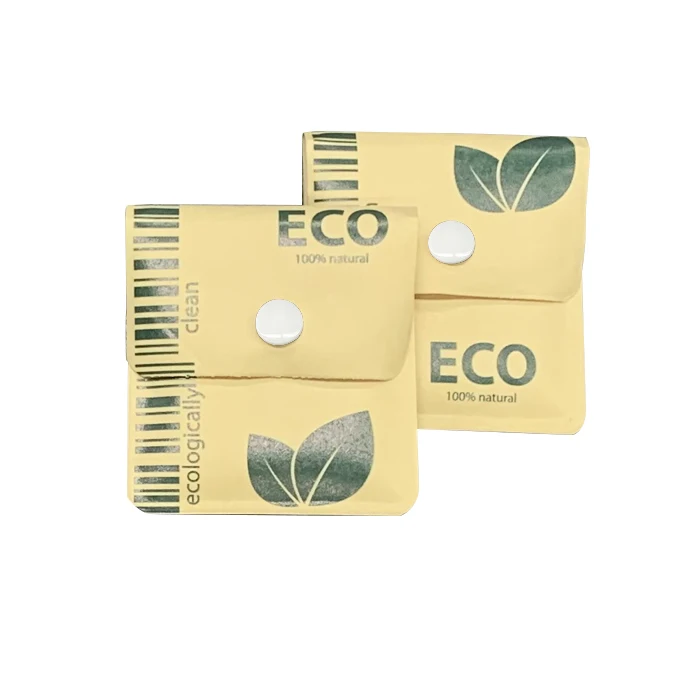 UKETA wholesale custom logo mini cigarette pocket recycle biodegradable kraft paper portable ashtray pouches