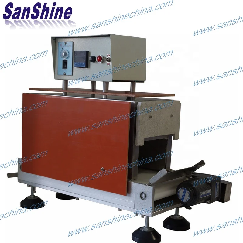 Capacitor PVC film label automatic shrinking tunnel oven(SS-HSTO01)
