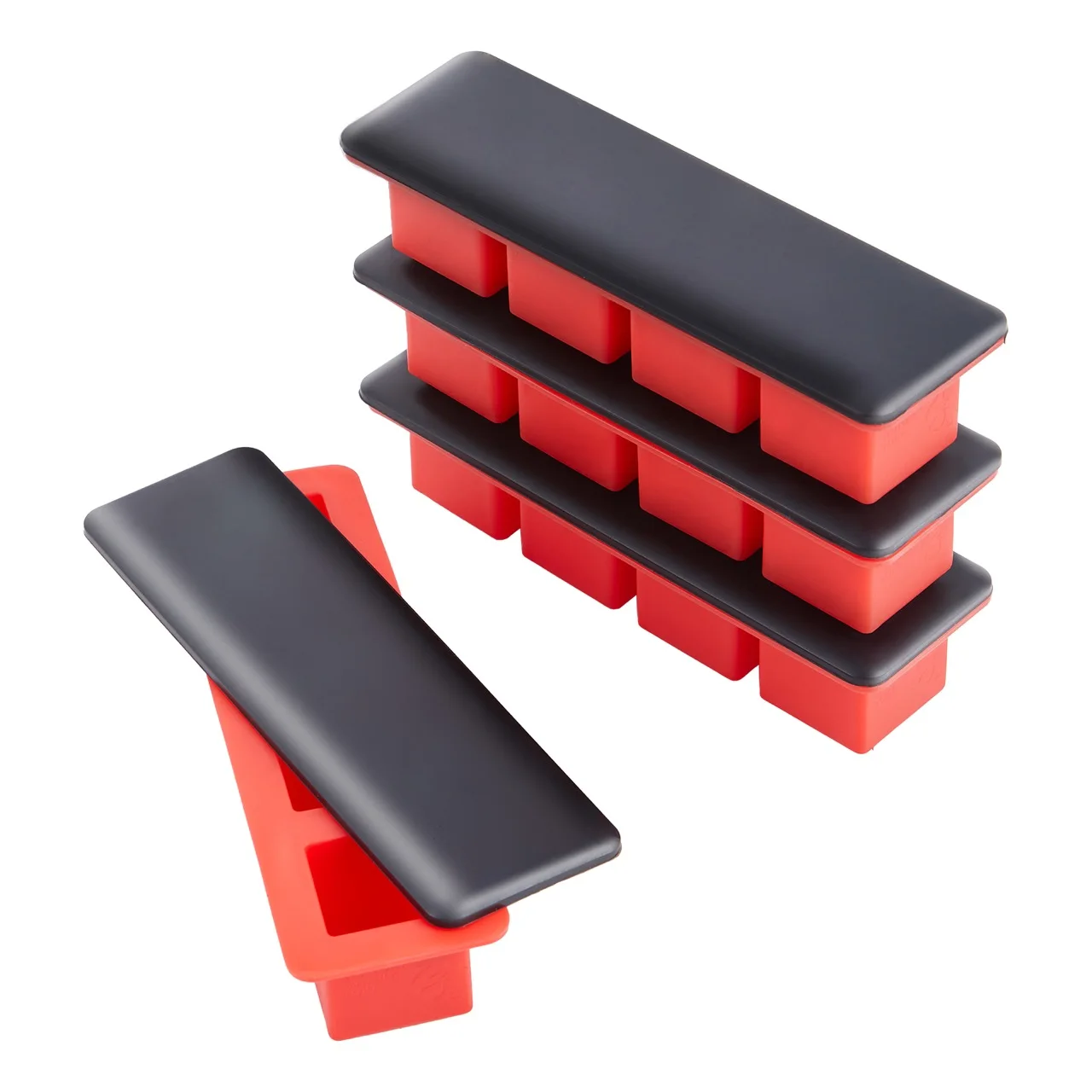 
Square silicone ice cream mold silicone ice cube molds Making Ice Cubes with lib 